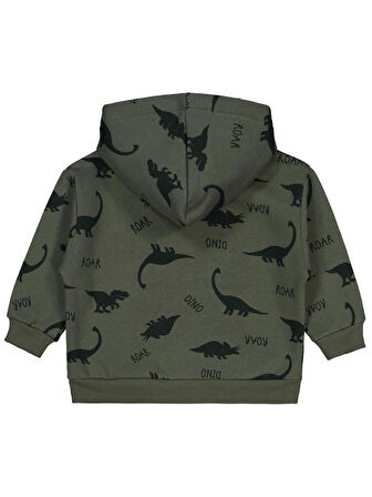 Civil Boys Dinazor Empirme 2-5 Yaş Sweatshirt - Haki 3-4 Yaş