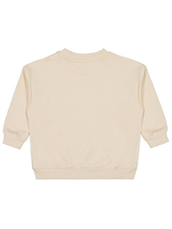 Civil Boys Trex Baskılı 2-5 Yaş Sweatshirt - Bej 2-3 Yaş