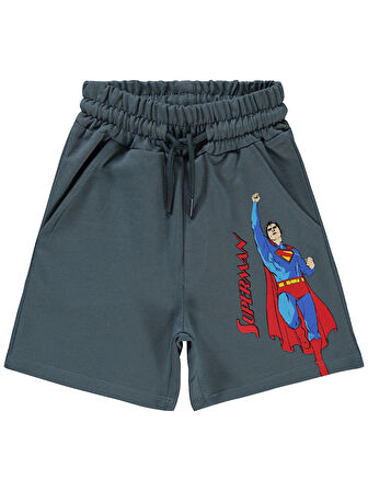 Süperman Erkek Çocuk Kapri 2-5 Yaş Antrasit