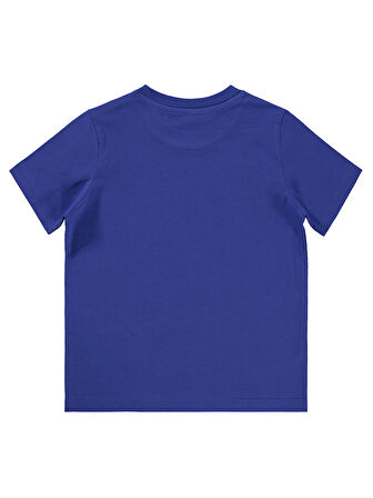 Süperman Erkek Çocuk Tişört 2-5 Yaş Saks Mavisi