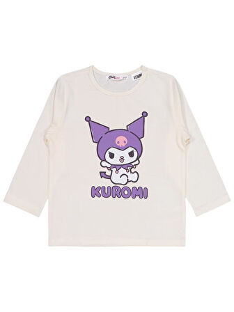 Kuromi 2-5 Yaş Pijama Takımı - Ekru 3-4 Yaş