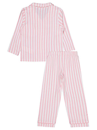 Civil Girls Çizgili 2-5 Yaş Pijama Takımı - Pembe 2-3 Yaş