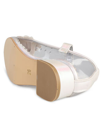 Civil Kız Çocuk Babet Ayakkabı 31-35 Numara Sedef