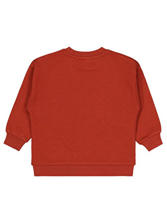 Civil Boys Stay Wıld Anımal Baskılı 2-5 Yaş Sweatshirt - Turuncu4-5 Yaş