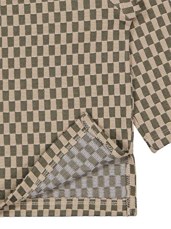 Civil Boys Dama Desenli 2-5 Yaş Sweatshirt - Haki 3-4 Yaş