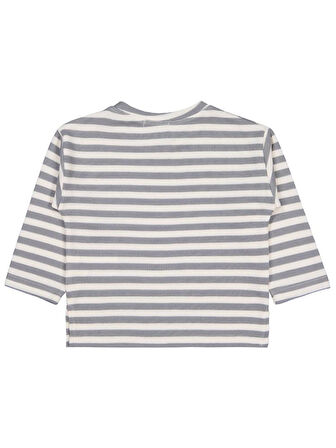 Civil Boys Kendinden Çizgili 2-5 Yaş Sweatshirt - Gri 2-3 Yaş