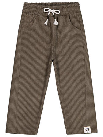 Civil Boys Süs Bağcıklı 2-5 Yaş Pantolon - Haki 4-5 Yaş