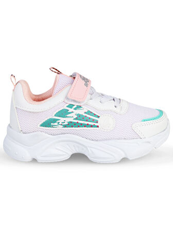 Civil Sport Kız Çocuk Spor Ayakkabı 26-30 Numara Beyaz-Pembe