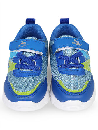 Civil Sport Erkek Çocuk Spor Ayakkabı 22-25 Numara Saks-Yeşil