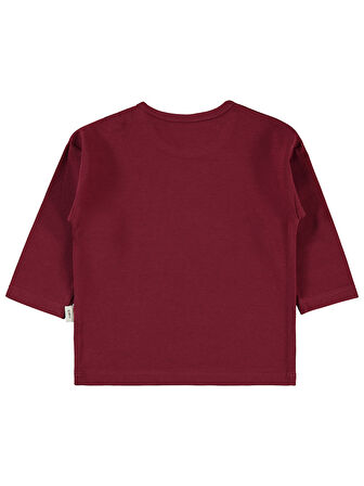 Civil Baby Kız Bebek Sweatshirt 6-18 Ay Koyu Bordo