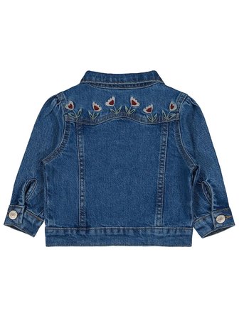 Civil Baby Çiçek Nakışlı 9-18 Ay Ceket - Mavi