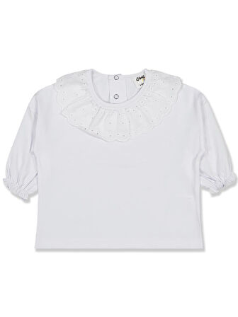 Civil Baby Fisto Yakalı 6-18 Ay Sweatshirt - Beyaz 12-18 Ay