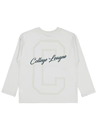 Civil Boys College Baskılı 6-9 Yaş Sweatshirt - Gri9-10 Yaş