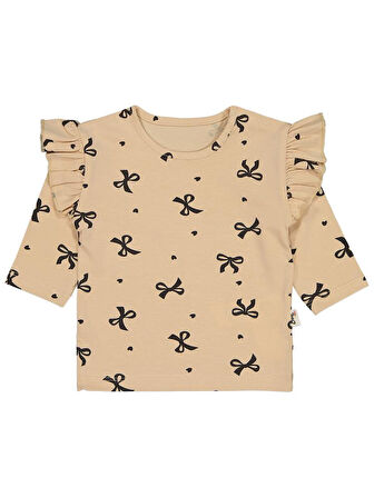 Civil Baby Fiyonk Empirme 6-18 Ay Takım - Bej 12-18 Ay