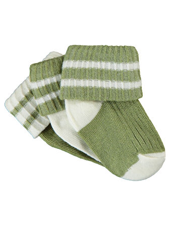 Civil Baby Bebek 3'lü Çorap Set 0-24 Ay Yeşil