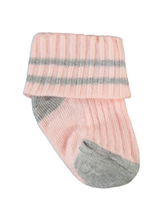 Civil Baby Kız Bebek 3'lü Çorap Set 0-24 Ay Pembe
