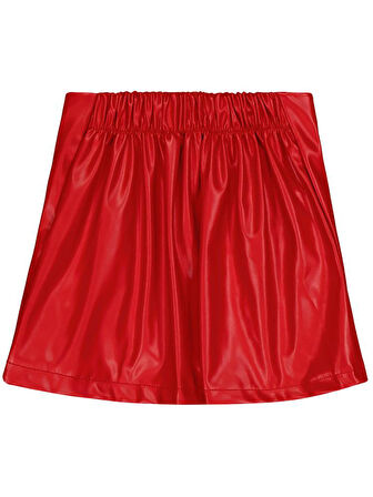 Civil Girls Fermuarlı 2-5 Yaş Etek - Kırmızı3-4 Yaş