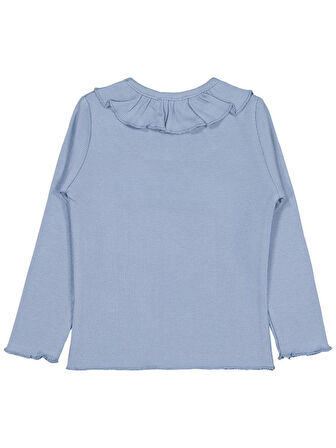 Civil Girls Yakalı 2-5 Yaş Sweatshirt - Mavi 2-3 Yaş