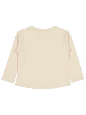 Civil Girls Kelebek Baskılı 2-5 Yaş Sweatshirt - Fil Dişi