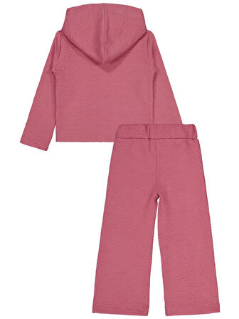 Civil Girls Çiçek Desenli 2-5 Yaş Eşofman Takımı - Pembe 4-5 Yaş