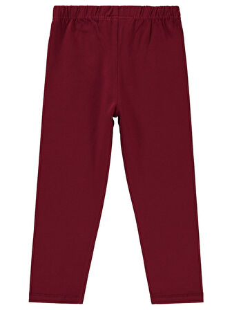 Civil Girls Kız Çocuk Tayt 6-9 Yaş Bordo