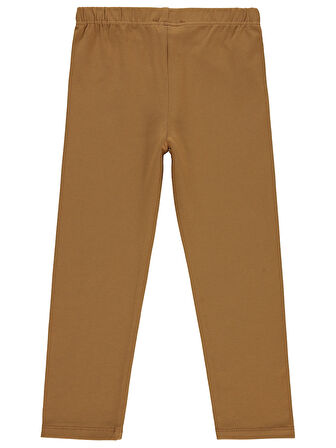 Civil Girls Kız Çocuk Tayt 6-9 Yaş Kahverengi