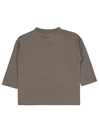 Civil Baby Lımıted Baskılı 6-18 Ay Sweatshirt - Gri 18-24 Ay