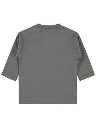 Civil Baby Erkek Bebek Sweatshirt 6-18 Ay Füme