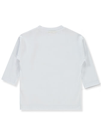 Civil Baby Erkek Bebek Sweatshirt 6-18 Ay Beyaz