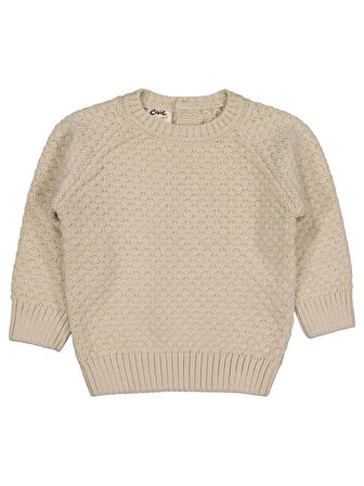 Civil Baby Wılme Örgülü 6-18 Ay Kazak - Bej9-12 Ay