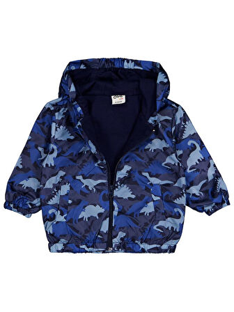 Civil Baby Dinazor 6-18 Ay Yağmurluk - Lacivert 9-12 Ay