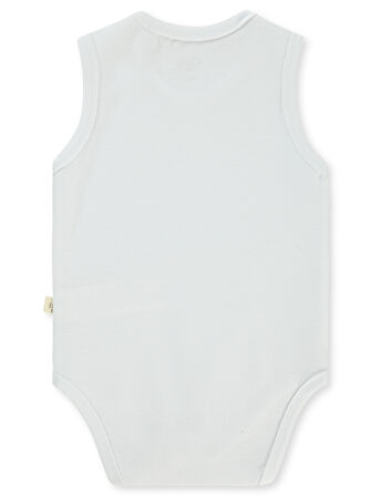 Civil Baby Bebek 5'li Çıtçıtlı Badi 1-3 Yaş Beyaz