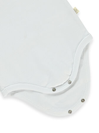 Civil Baby Bebek 5'li Çıtçıtlı Badi 1-3 Yaş Beyaz