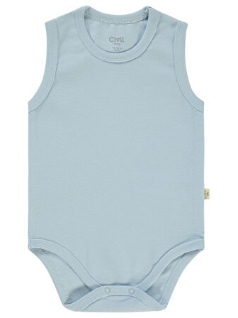 Civil Baby Bebek 5'li Çıtçıtlı Badi 1-3 Yaş Mavi