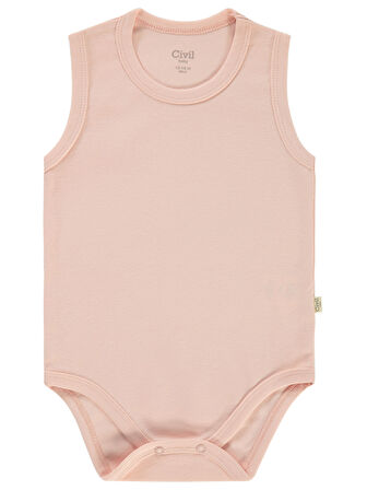 Civil Baby Bebek 5'li Çıtçıtlı Badi 1-3 Yaş Pembe