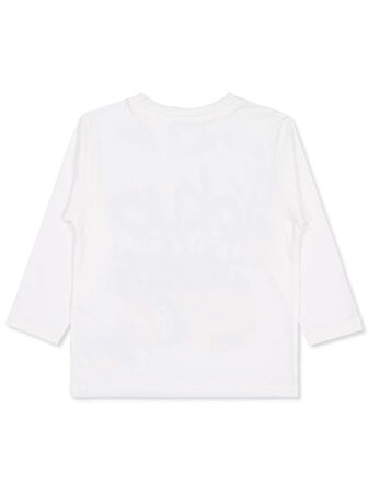 Civil Boys Tokyo Araba Baskılı 2-5 Yaş Sweatshirt - Ekru 3-4 Yaş