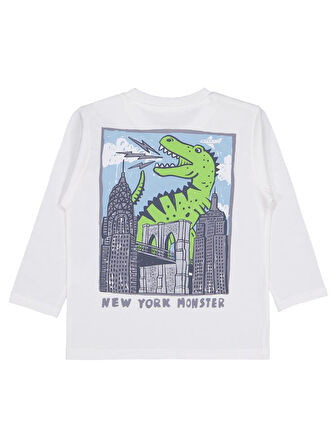 Civil Boys Stay Brave baskılı 2-5 Yaş Sweatshirt - Ekru 2-3 Yaş