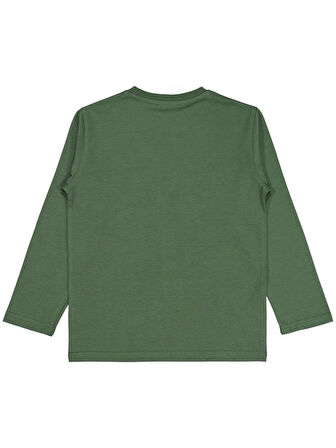 Civil Boys Skater Baskılı 6-9 Yaş Sweatshirt - Haki 9-10 Yaş