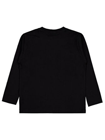 Civil Boys Original Baskılı 6-9 Yaş Sweatshirt - Siyah 7-8 Yaş