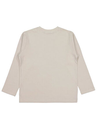 Civil Boys Basic 6-9 Yaş Sweatshirt - Bej 7-8 Yaş