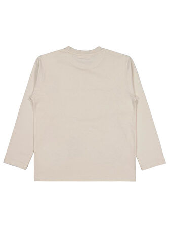 Civil Boys N Dept Of Baskılı 6-9 Yaş Sweatshirt - Bej 8-9 Yaş