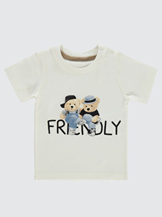 Concept Erkek Bebek 3'lü Şortlu Takım 6-18 Ay Haki