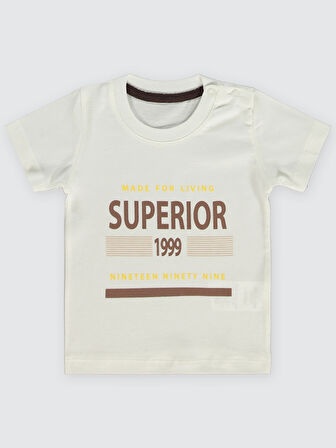 Concept Erkek Bebek 3'lü Şortlu Takım 6-18 Ay Bej