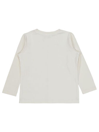 Civil Girls Basic 2-5 Yaş Sweatshirt - Ekru 4-5 Yaş
