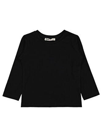 Civil Girls Basic 2-5 Yaş Sweatshirt - Siyah 3-4 Yaş