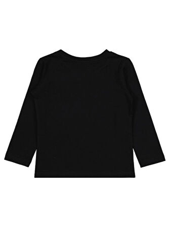 Civil Girls Basic 2-5 Yaş Sweatshirt - Siyah 3-4 Yaş