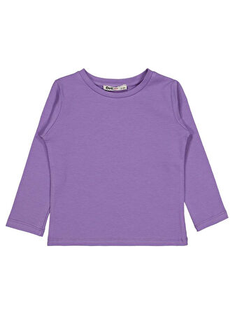 Civil Girls Basic 2-5 Yaş Sweatshirt - Lila 3-4 Yaş