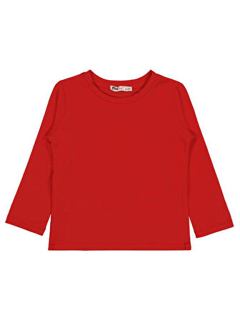 Civil Girls Basic 2-5 Yaş Sweatshirt - Kırmızı 5-6 Yaş