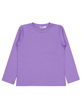 Civil Girls Basic 6-9 Yaş Sweatshirt - Lila 9-10 Yaş