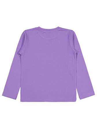 Civil Girls Basic 6-9 Yaş Sweatshirt - Lila 9-10 Yaş
